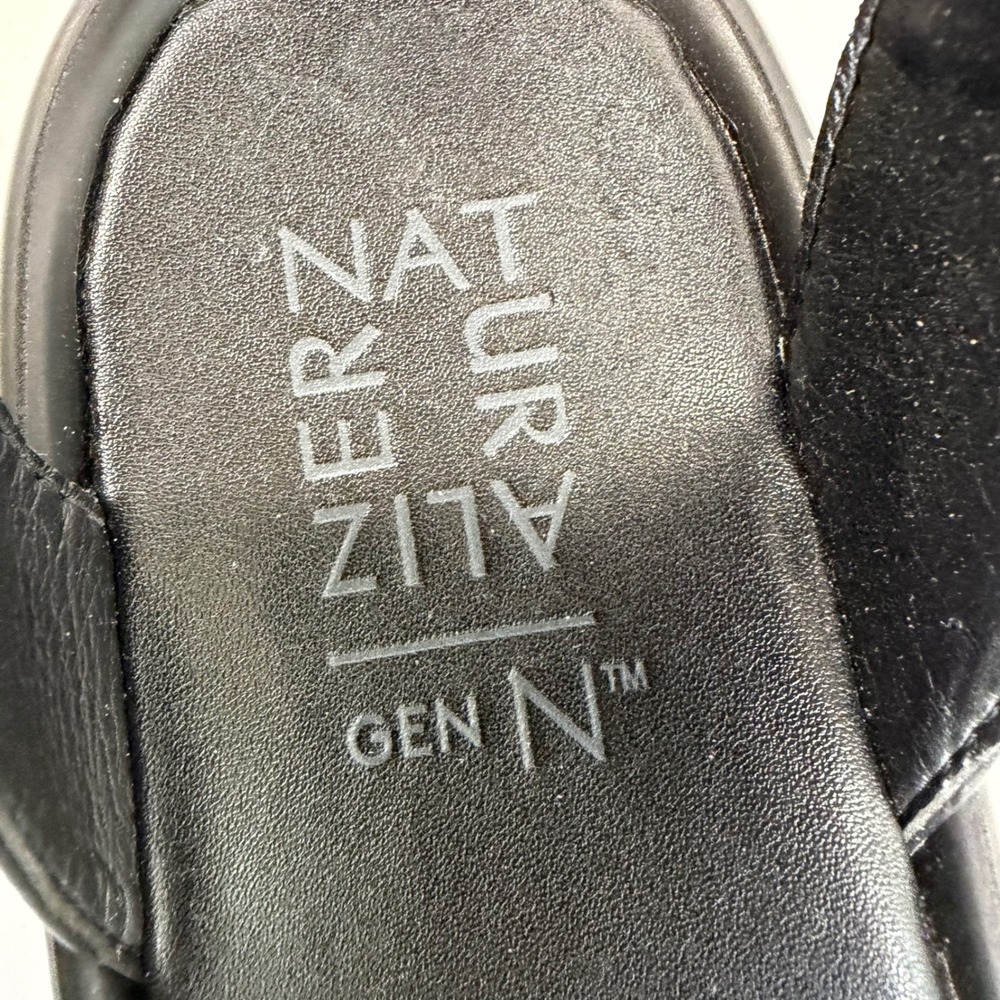Naturalizer Gen N Black Sandals Womens 7.5 Comfort Ankle Strap Lightweight - Picture 6 of 8